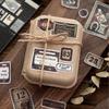 Lost Letter Series: Retro Dual Material Number Labels for DIY Journal Decoration