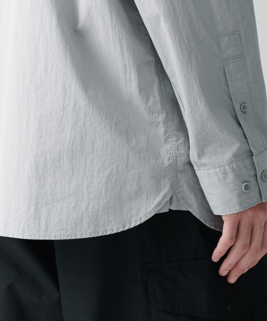 MUSINSA STANDARD [City Leisure] Cn Oversized Shirt [Light Grey]