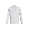 Under Armour Fleece Graphic Letter Print Hoodie Men Hoodies Light-Gray 1379745-014