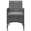 Maison Exclusive - Ensemble à manger de jardin 3 pcs Gris