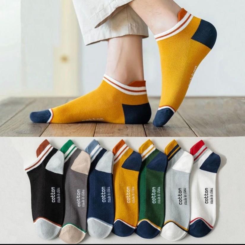 Men's Summer Low-Cut Socks - Odor-Resistant, Trendy, Sweat-Absorbent for Spring & Graduation Season