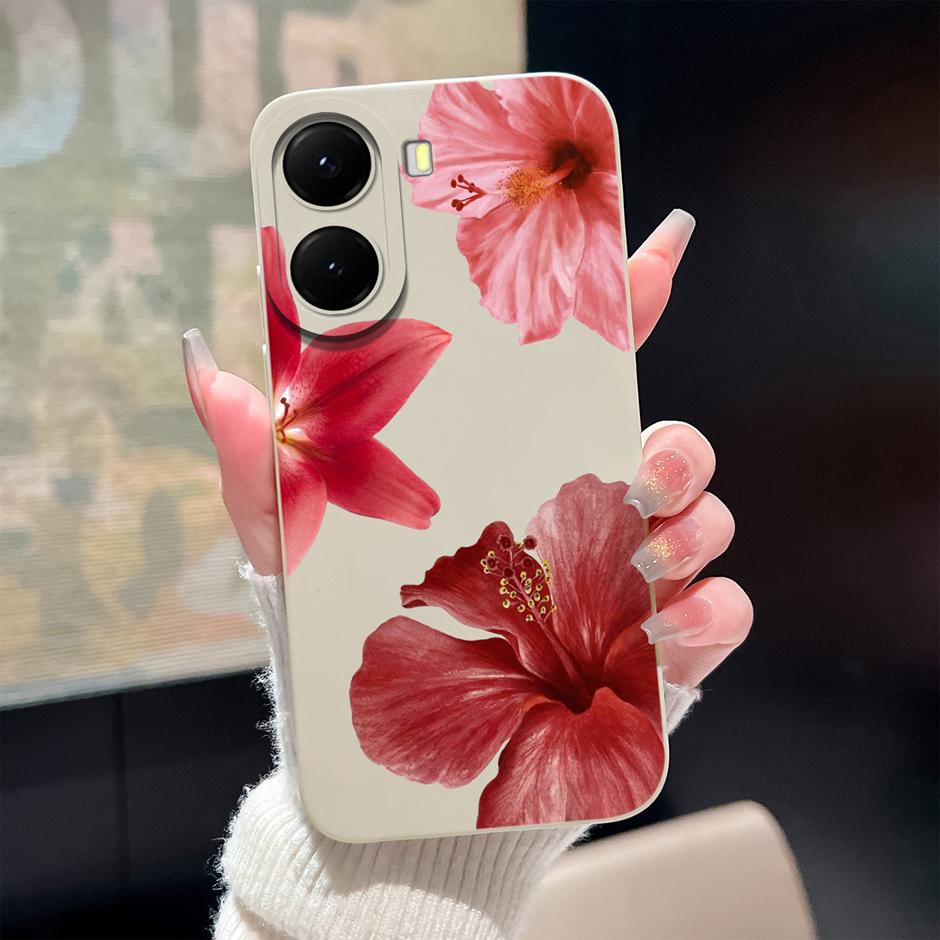 Case For Xiaomi Poco X7 X8 Pro Max Beautiful Bowknot Flower Anti-Fingerprint Unique Phone Cover For PocoX7Pro PocoX8ProMax Coque