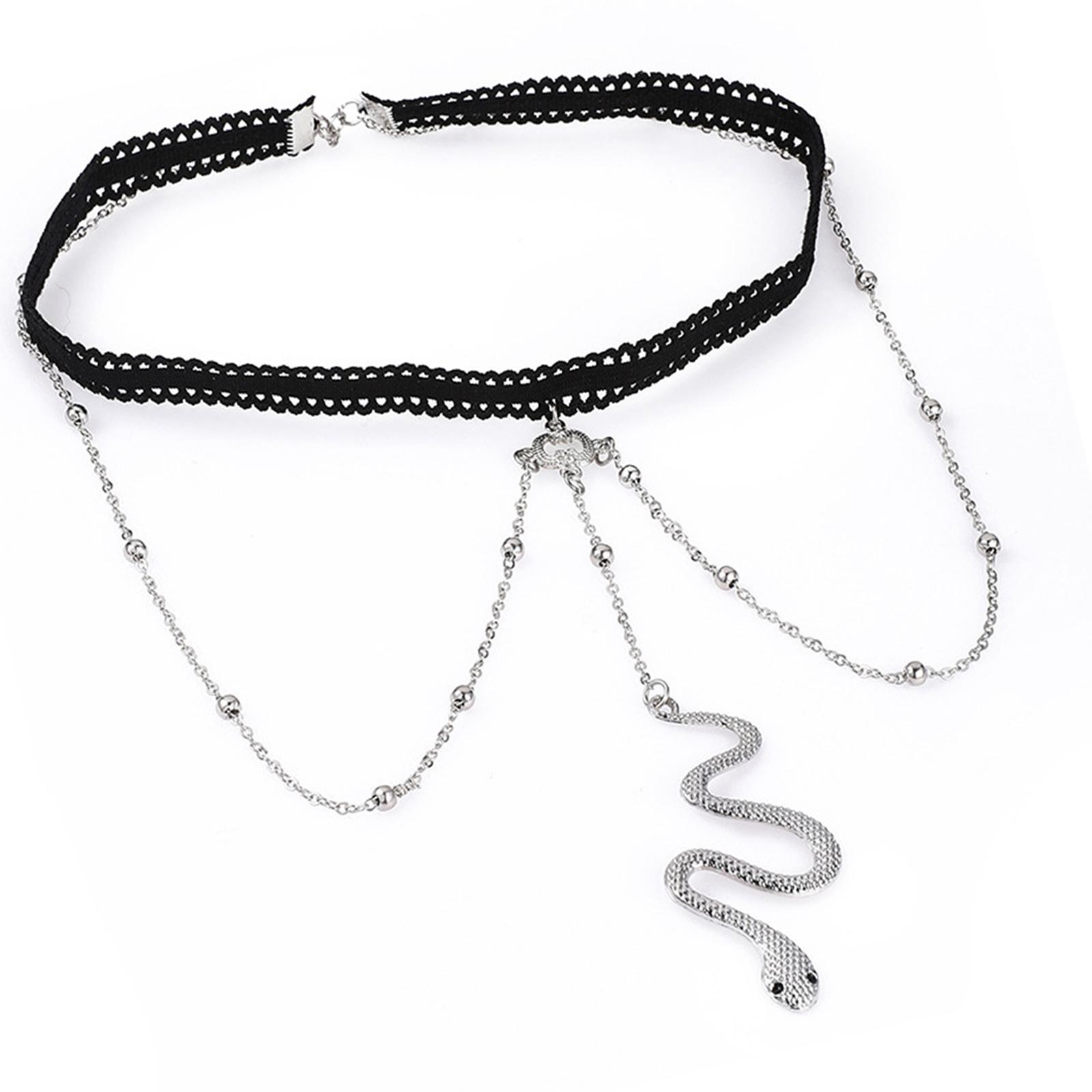 Elegant Lace Tassels Thigh Chain Women Adjustable Elastic Thigh Chain for Fashion Women серебряный