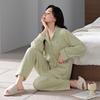 Pajamas Women'S Autumn And Winter Island Fleece High-End Long-Sleeved Thin Fleece Thermal Suit Coral Fleece Loungewear