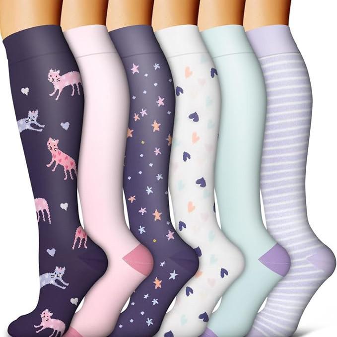 Unisex Long Compression Socks for Cycling, Running, and Marathon