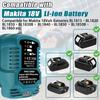 DC 12V/24V Li-Ionen-Akku Mini Kompaktes Autoladegerät Zigarettenanzünderstecker Mit LED Für Makita 18V LXT Akku BL1860 BL1830