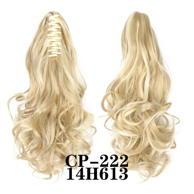 Claw Clip In Ponytail Extension Synthetic Hairpiece Curly Wavy Hair Extension 15 Inch Long Ponytail Hairpieces For Women Girl