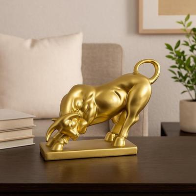 Bull Statue for Home Decor - Aesthetic Showpiece - Decorative Sculpture for Home Decor & Office Decor