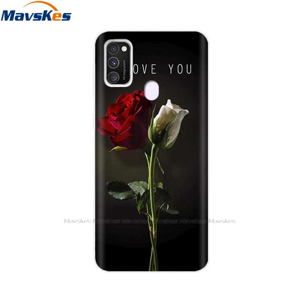 For Samsung Galaxy M21 Case Back Cover Soft Silicone TPU Phone Case For Samsung Galaxy M20 M21 M30 M30s M31 Case Cover Bumper
