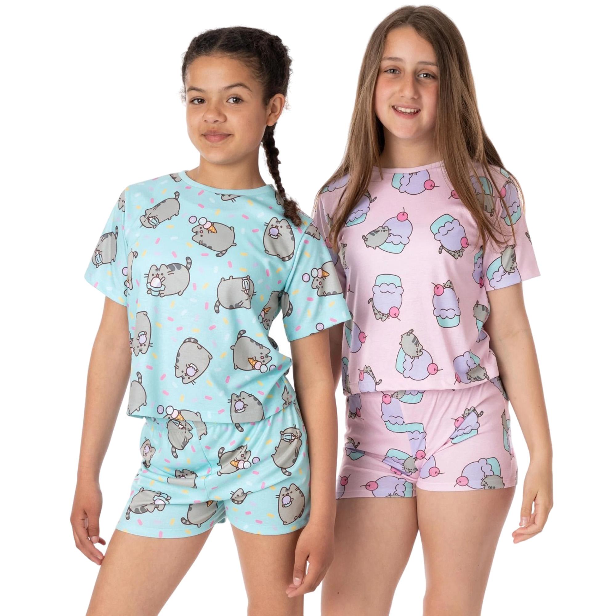 Pigiama Corto Bambina 44 Gatti - T-shirt E Pantaloncino In Cotone, Super Comodo E Divertente! - Foto 9