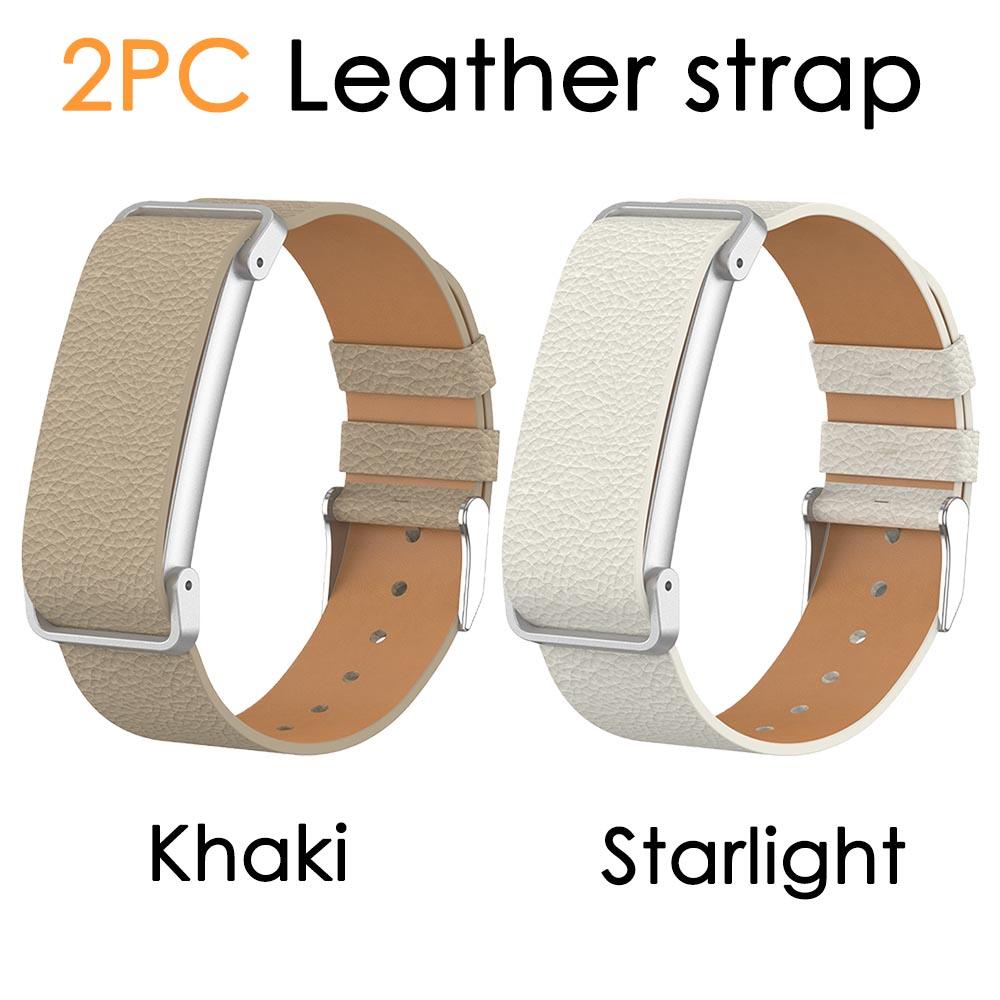 Leather Strap for Google Fitbit Air Band Fitness Tracker Sport Replacement Band Unisex Wristband for Google Fitbit Air Accessory