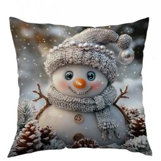 Christmas Pillow Cover Pillow Cover Without Core Home Decoration Sofa Cushion Living Room Bedside Pillow