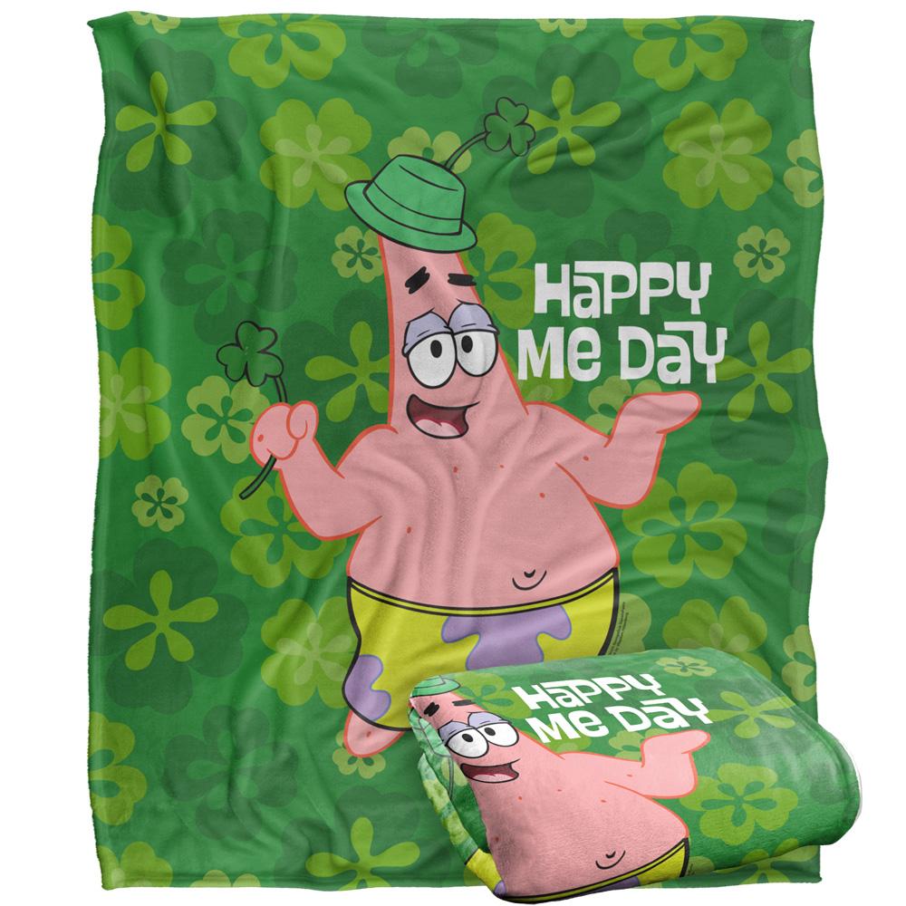 SpongeBob SquarePants Happy Me Day Silky Supersoft Blanket
