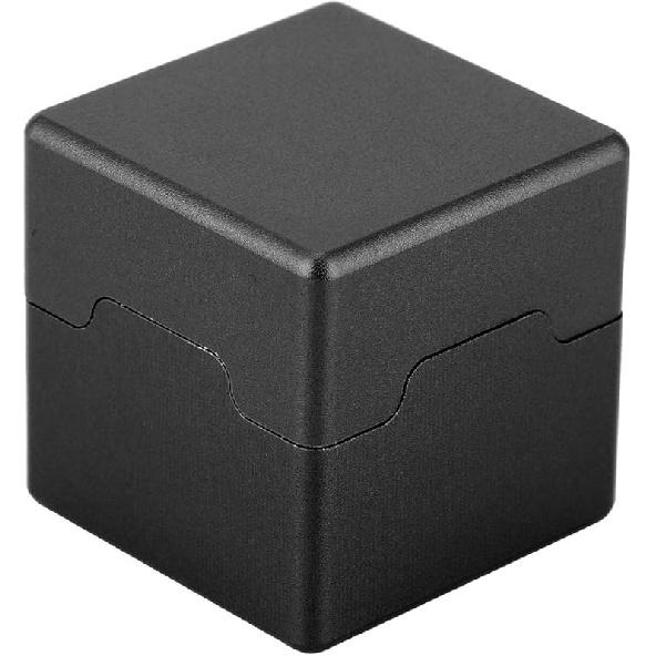 OUKENS Cue Tip Chalk Holder, Aluminum Portable Mini Magnetic Billiard Pool Chalks Carrying Case for Billiard Cue Billiard Accessory