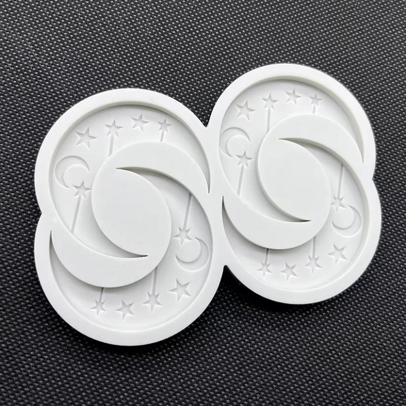 1Pcs Star Wonderful Moon Silicone Mold Sugarcraft Chocolate Cupcake Baking Mold Fondant Cake Decorating Tools