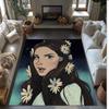 Soft Crystal Velvet Floor Rug,Lana Del Rey Anti Slip Decorative Carpet, Plush Area Mat For Indoor Home Decoration