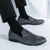 Fashion New Pointed Serpentine Pattern Slip On Shoes Men Designer Comfort Loafers Formal Wedding Prom Dress Homecoming Footwear