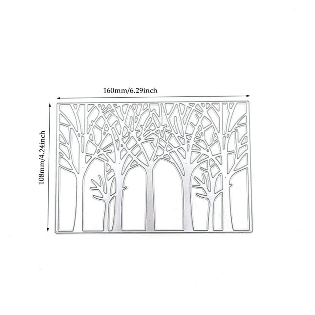 1PC Tree Cutting Dies background Metal Cutting Dies Stencils For Card Making Decorative Embossing Suit Paper Cards Stamp DIY