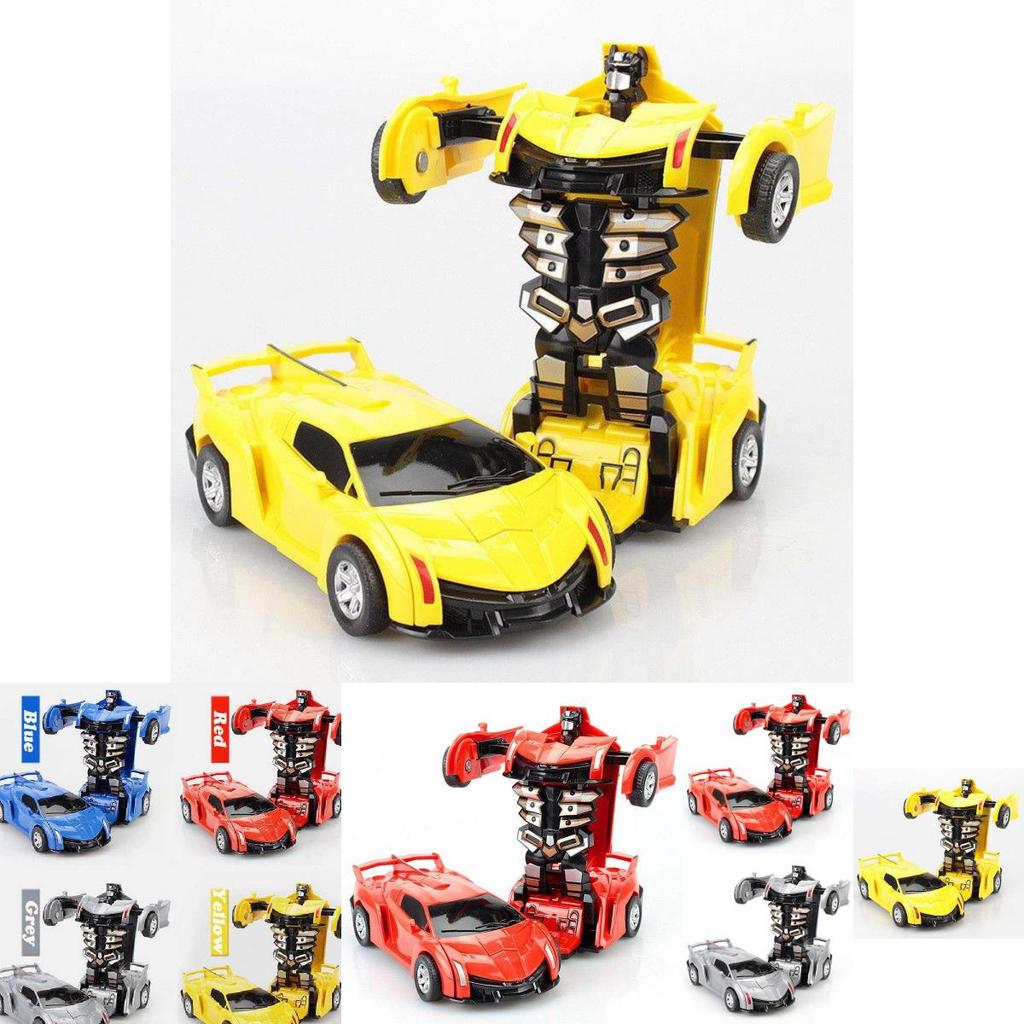 Premium Quality Transforming Collision Car For Children Ideal Gift In Bright Colors