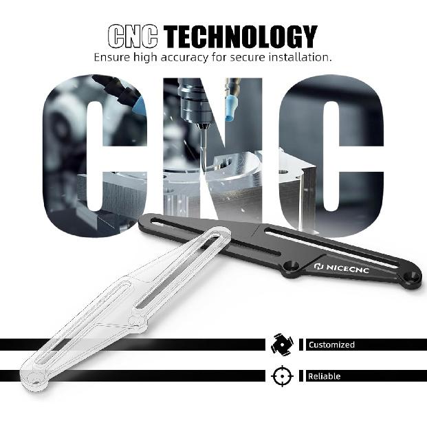 NICECNC Windscreen Adjusters Windshield Bracket Compatible with Yamaha Tenere 700 /XTZ700 2019-2024, Tenere 700 Rally Edition 2020-2024, Tenere 700