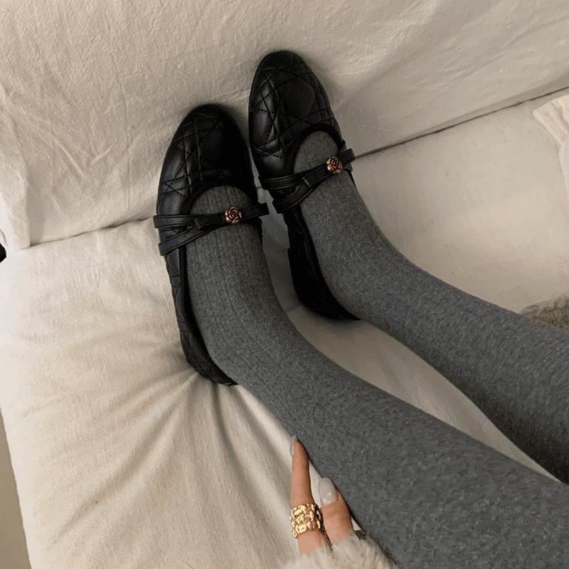 Soft-soled Flat-bottomed Platform Shoes for Women, Autumn-winter Retro New Style, Single Shoes