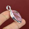 Faceted Pink Kunzite Pendant Natural Gemstone Jewelry Handmade Pendant 925 Sterling Silver Pendant Gifts for Mother Brand New Silver Jewelry