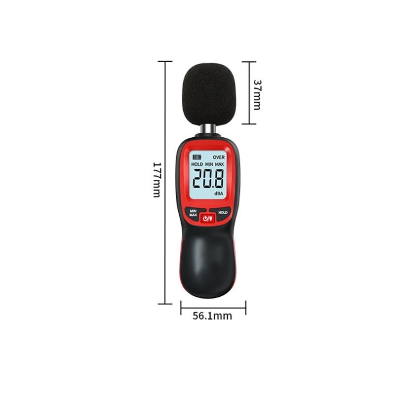 Handheld Noise Testing Device With High execution Component Suitable For Indoor And Outdoor Use Measuring 30 130dBA