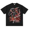 James Harden Houston Rockets #13 MVP Vintage Bootleg Oversized T-Shirt, Basketball Legend Graphic Tee, Unisex Casual Top