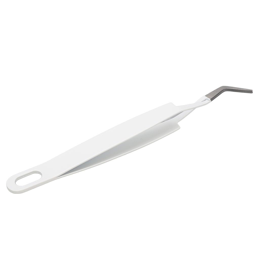 Pinceta do rzęs z zakrzywioną końcówką ze stali nierdzewnej, mocno zaciskająca, wielofunkcyjne narzędzie do aplikacji rzęs dla