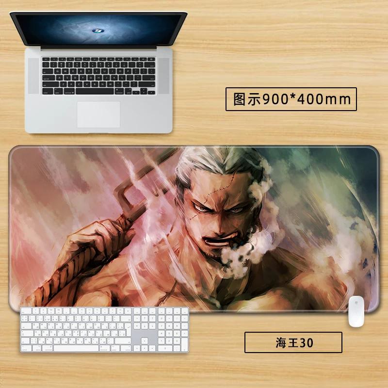 Anime Merchandise ONE PIECE Office Mouse Pad Oversized Boys Nautical King Animation Game Roronoa Zoro Computer Keyboard Cute Large Desktop Table Mat