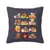 Defeated Portraits Super Street Fighter Square Pillowcase Cushion Cover Pillow Case Throw Pillow Cover for Home Sofa Living Room