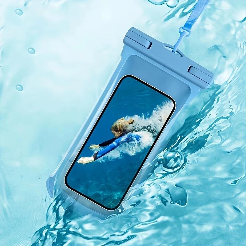 8-Level Waterproof Touchscreen Phone Pouch - Protective Cover for Swimming & Rafting