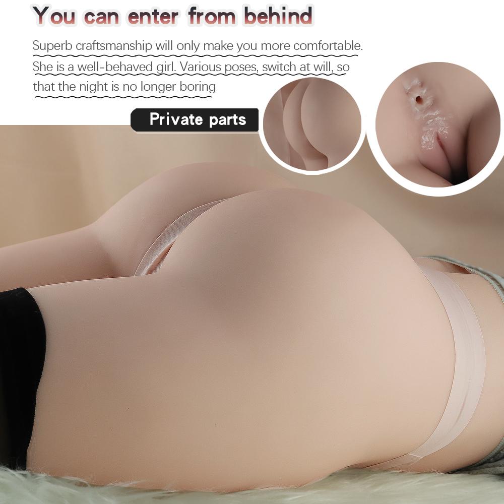 3D Silikondukke Kvinner Sexy Kropp For Voksne Mann Onani Stor Rumpe Kjærlighetsdukke For Menn Silikon Big Ass Anal Vagina Sexleketøy for Voksen
