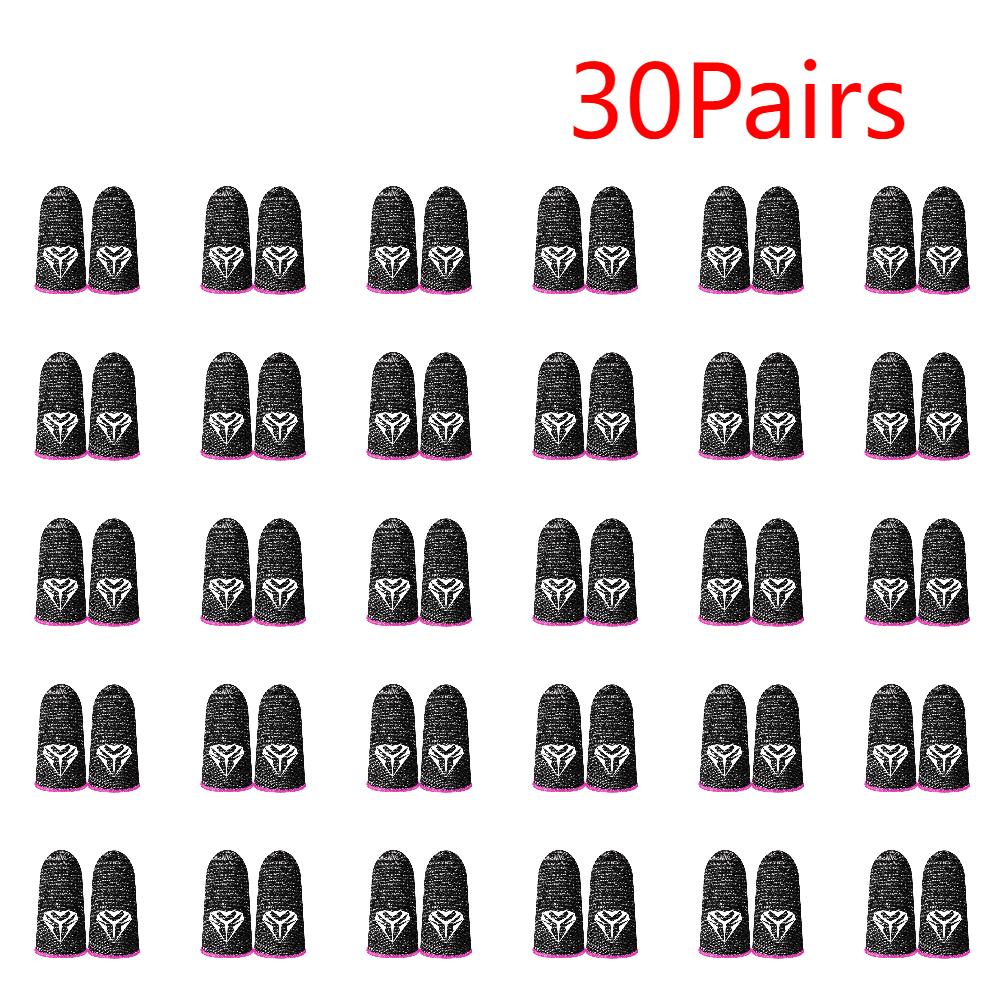 1-30 Paar Gaming-Fingerlinge für PUBG Atmungsaktiv Schweißfest Rutschfest Fingerspitzenabdeckung Daumenhandschuhe Touchscreen-Fingerlinge