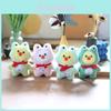 Adorable Plush Duck Keychain Cute Fluffy Stuffed Animal For Bags And Keys