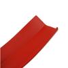 2.5M Red Rubber Car Front Bumper Spoiler Lip Splitter Valance Chin Protector Kit