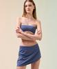 Sonyalebai Diagonal Skirt Shorts_Blue