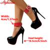 Fashion Aphixta 4cm Belt Buckle Platform Pumps Round Toe 16.5cm Thin Heel Ankle Strap High Heel Women Summer Spring Shoes Big Size 49 50