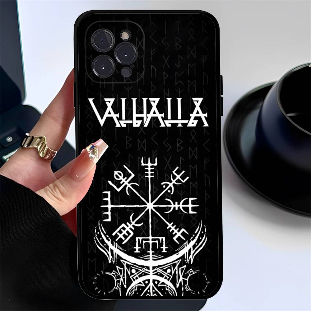 V-Viking Logo V-Vegvisir Pouzdro na telefon Pro IPhone 17 Pro Max Air Zadní kryt 16 15 14 13 12 11 Pro Max Pouzdro