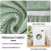 1Pc Tri Color Splicing Jacquard Curved Chair Cover Elastic Armchair Seat Covers Big Round Chair Slipcovers Negotiation Room
