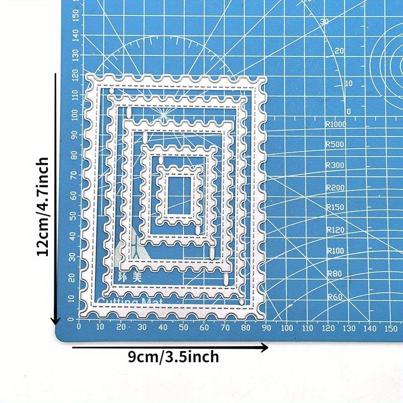 5PCS/Set Frames Square Card Curves Border Metal Cutting Dies for DIY Scrapbook Cutting Die Paper Cards Embossed Decorative Craft