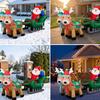 Christmas Yard Decoration | Weather-Resistant Outdoor Design, Inflatable Santa