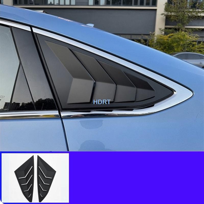 Fit For Chery Arrizo 8 Pro/Fulwin A8 L  + Car Styling Rear Side Triangle Glass Blind Window Louver Shutter Cover Accessories Arrizo 8