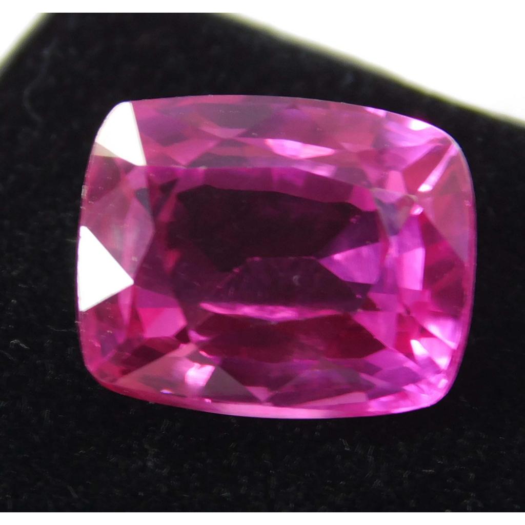 Natural CERTIFIED 10 Ct Ruby Pink Loose Gemstone Cushion Cut Earring Size Gem A-1257