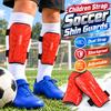 Shockproof Children Football Shin Pads Adjustable Soccer Shin Protector  Youth Training