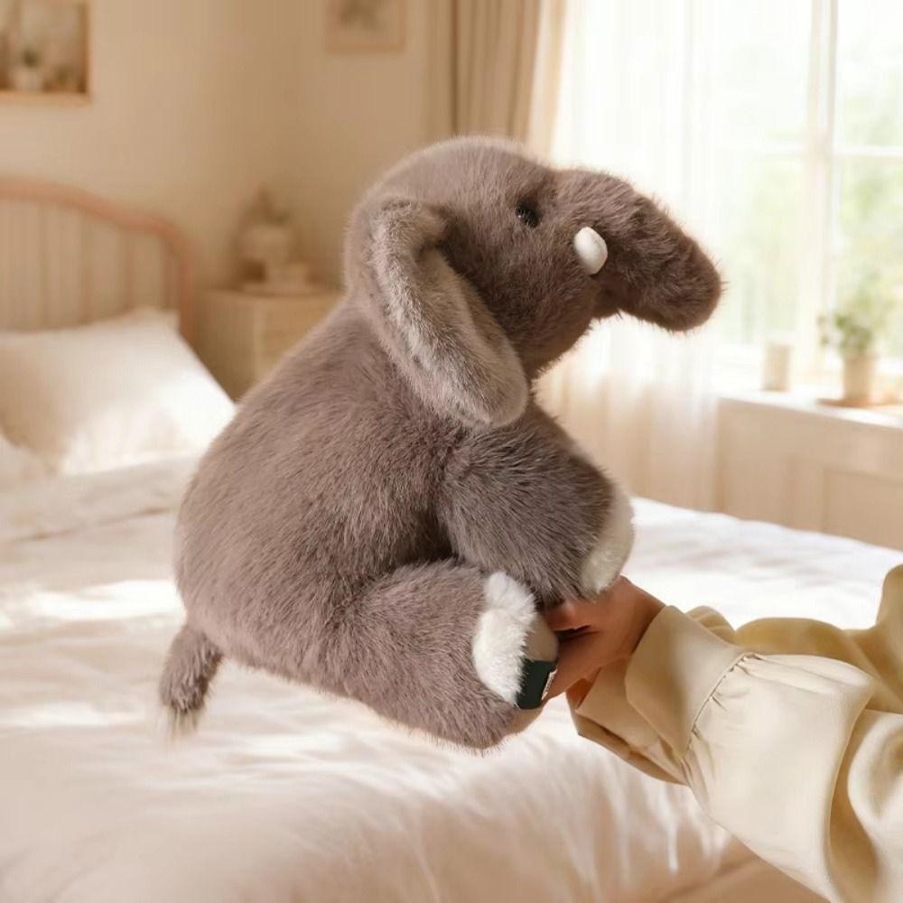 Stuffed Animals Elephant Plush Doll Back Cushion Sofa Decorative Stuffed Elephant Toy 30/45Cm Throw Pillow Elephant Doll