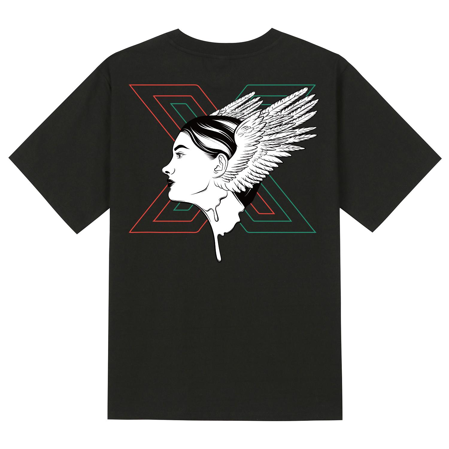 Khan 6312 Ktb0035 Khan Women Short Sleeve T-Shirt - Black Black/Xl