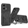 Magnetic Case For Motorola Moto G04 4G / G24 4G Shockproof TPU + PC Phone Back Cover with Kickstand