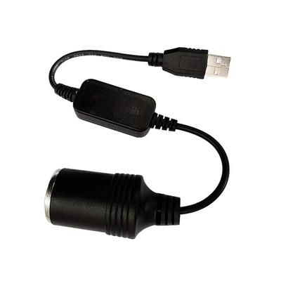 12V Car Cigarette Lighter Socket To USB 30cm Female Adapter USB To Cigarette Lighter Socket Car Charger Port, Cord, Converter, (1 Pc)
