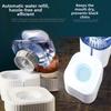 Non-slip Automatic Pet Feeder Drinking Fountain Detachable Cat Water Dispenser Plastic Pet Water Feeder For Dogs Puppy Cats